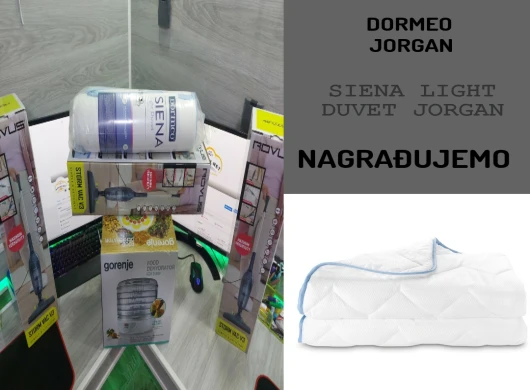 Dobrodošli u našu nagradnu igru za osvajanje Dormeo Siena jorgana!