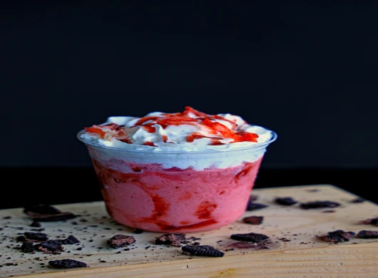 Domaći puding od jagoda