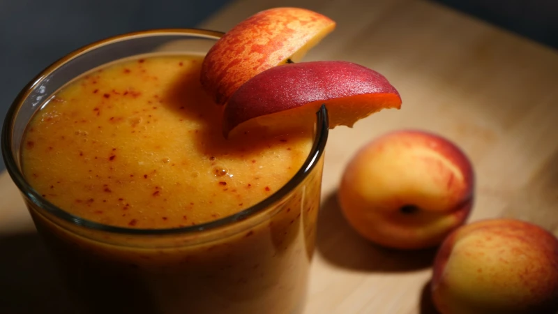 Recept za sok od breskve limuna i banane