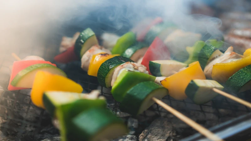 Recept za vege ražnjiće sa povrćem