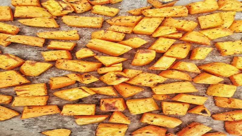 Recept za pečeni batat s limunom i bijelim lukom