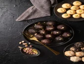 Čokoladne kuglice sa suhim voćem i lješnjacima