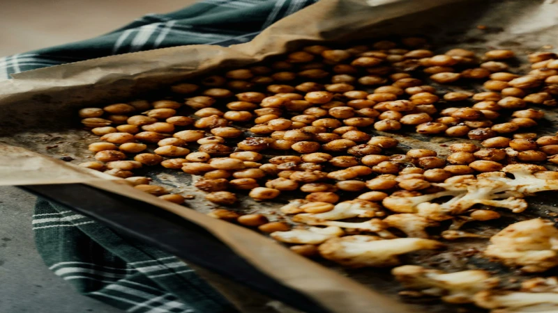 Hrskavi ljuti slanutak iz pećnice