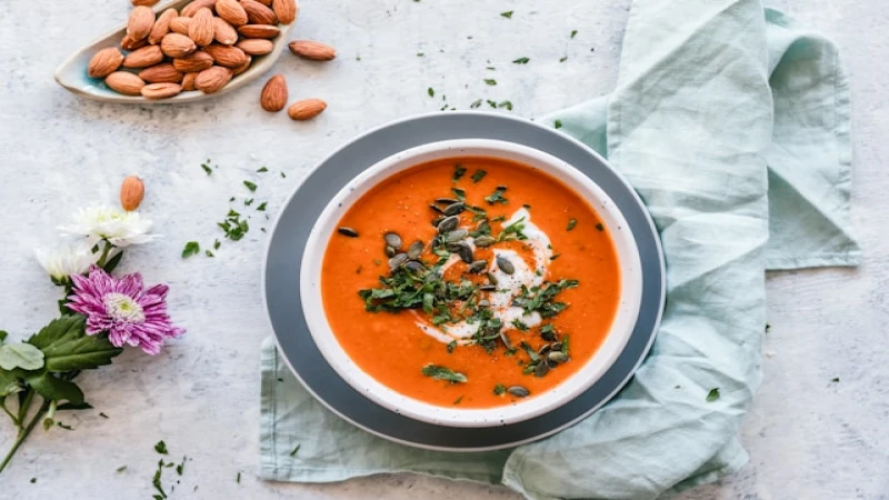 Recept za krem juhu od pečene paprike i mrkve