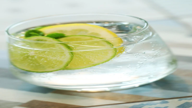 Ovježavajuća voda sa limunom i krastavcem