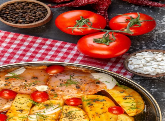 Pileći karabatak sa povrćem iz pećnice