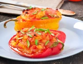 Vegetarijanske punjene paprike