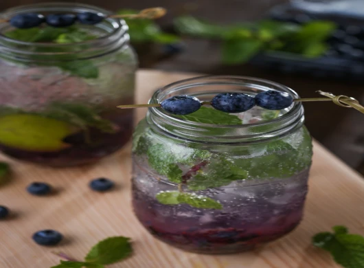 Recept za sok od borovnice maline i mente